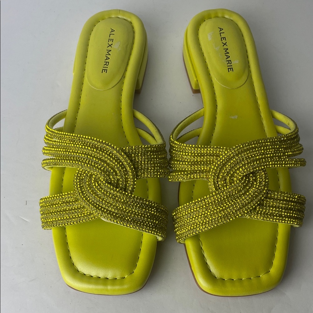 Alex Marie Freesia Beaded Sandals 6.5
